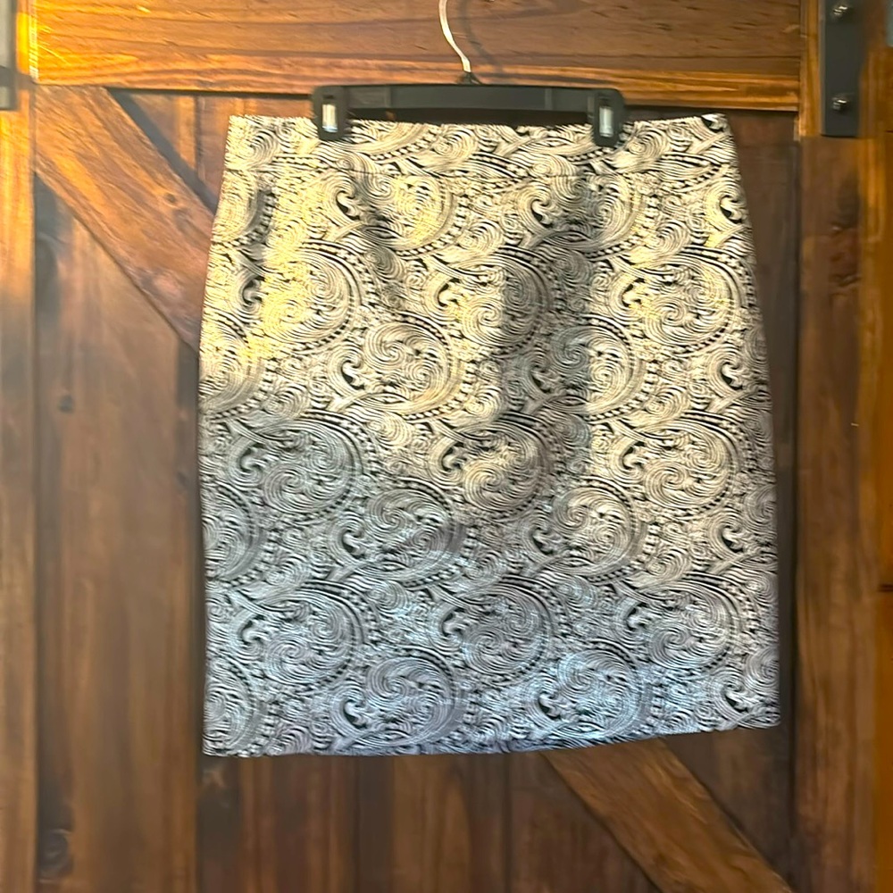 Ann Taylor Metallic skirt